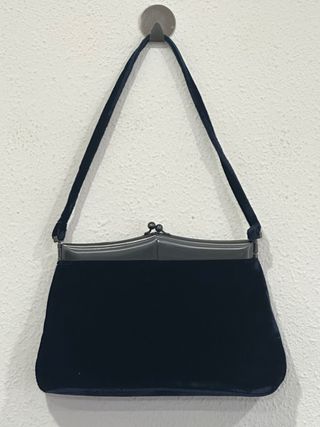 Bolso Anteprima Milano Velvet Clutch - Cierre