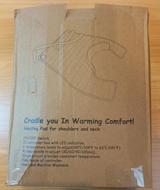 Almofada elétrica para ombros e pescoço – 6 níveis