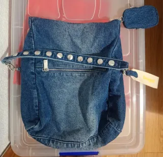 Bolso Desigual Azul Nuevo Sin Etiqueta