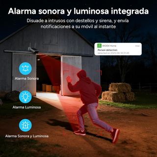 Cámara Vigilancia 2K 4G LTE Exterior WOOX