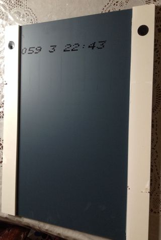 Specchio da parete con cornice bianca