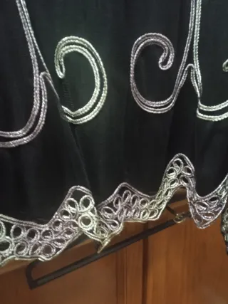 Blusa Cristina Garcia manga larga bordada