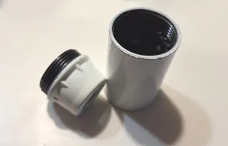 6 Portalámparas E14 Blancos