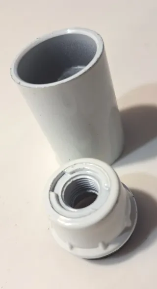 6 Portalámparas E14 Blancos