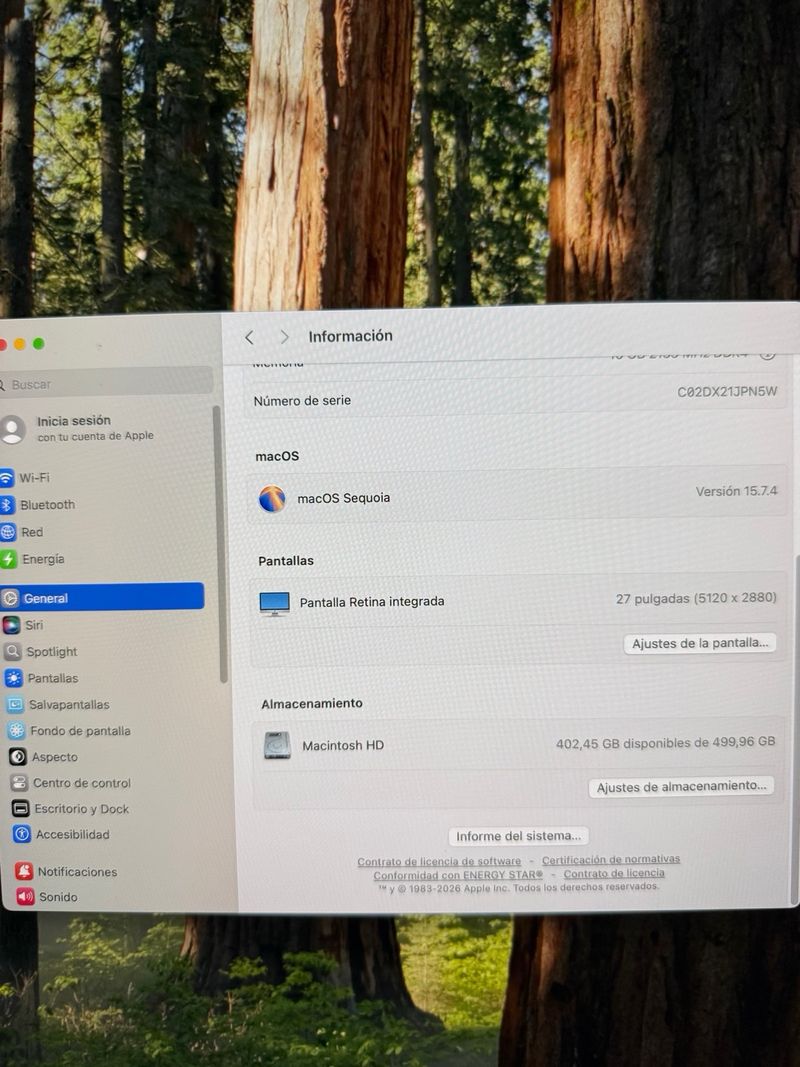 iMac 27 5K 2020 i7 16GB RAM Radeon Pro afbeelding 2