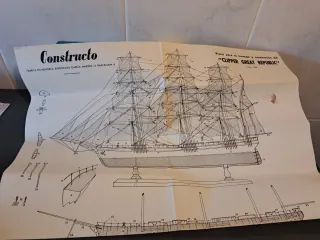 Maqueta de barco Constructo