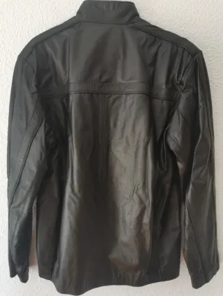 Chaqueta Cuero Negra Argentina Talla L