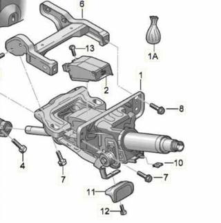 8K0419502R COLUMNA DIRECCION AUDI A4 BER. (B8)