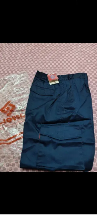 Pantalón de trabajo azul talla 44
