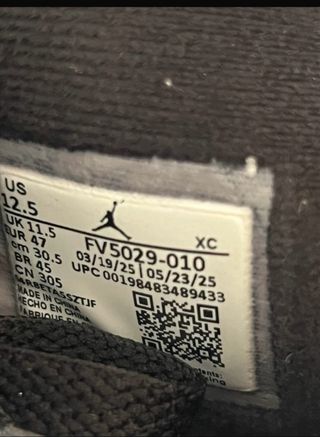 Jordan 4 Retro Black Cat Talla 47