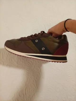Zapatillas Hombre Marrón/Verde Talla 42