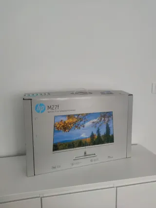 Monitor HP M27f Plata