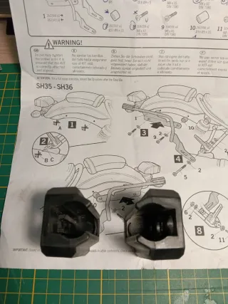 Shad SH35-SH36 Soporte Maletas Moto