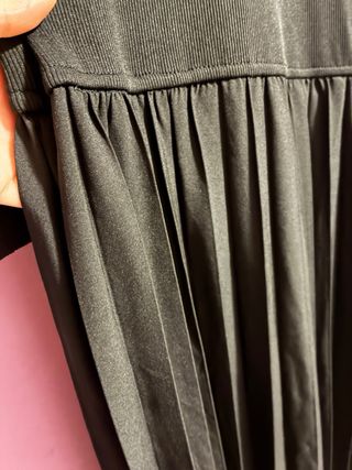 Vestido negro combinado