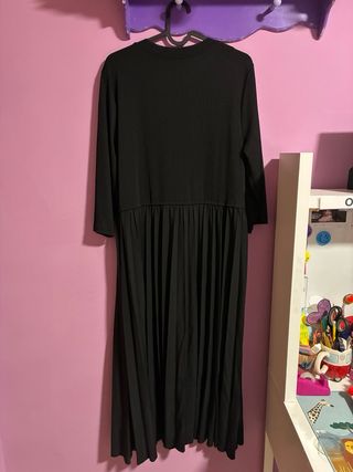 Vestido negro combinado