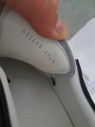 Zapatillas Alexander McQueen Talla 42.5 Blancas