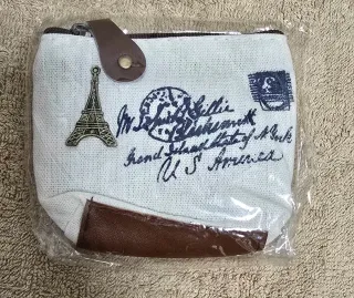 2 mini portamonete con decorazioni vintage