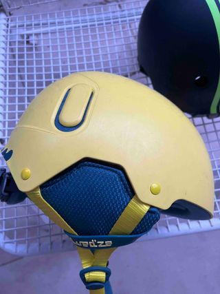 Casco de esquí infantil Wed'ze amarillo
