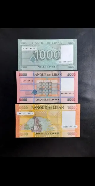 🇱🇧 Billetes Líbano