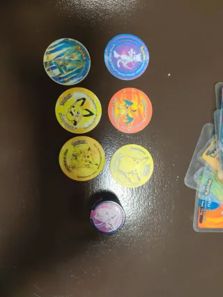 Tazos Pokémon Colección Mewtwo, Charizard, Pikachu