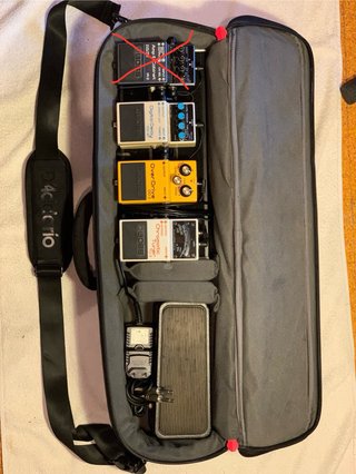 Pedalera Guitarra completa con estuche