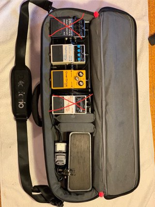 Pedalera Guitarra completa con estuche