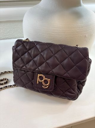 Bolso Pequeño Purificación Garcia Morado Piel