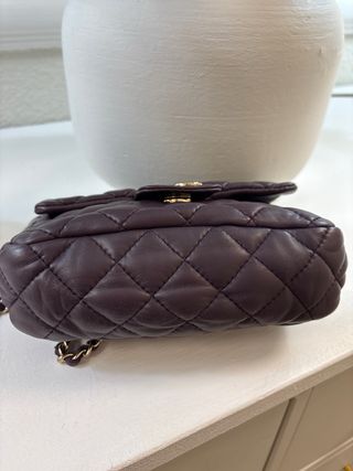 Bolso Pequeño Purificación Garcia Morado Piel