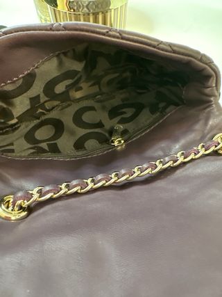 Bolso Pequeño Purificación Garcia Morado Piel