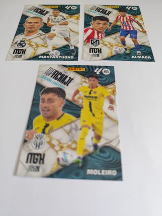 3 Cromos Panini Megacracks MGK Edición Limitada