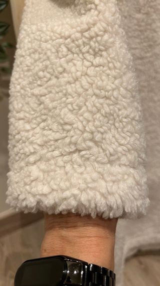 Abrigo teddy beige talla L