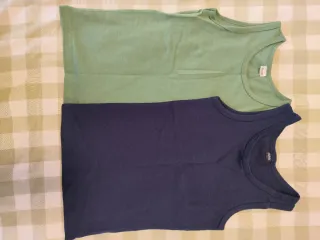 Lote 6 camisetas tirantes niño 36 meses