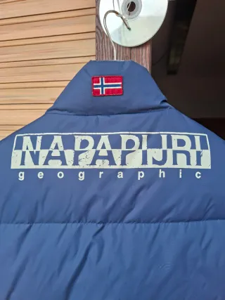 Napapijri smanicato uomo blu Geographic, piumino