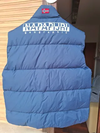 Napapijri smanicato uomo blu Geographic, piumino