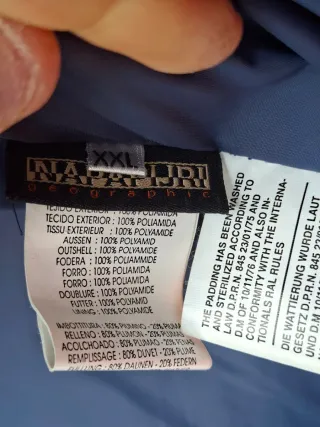 Napapijri smanicato uomo blu Geographic, piumino