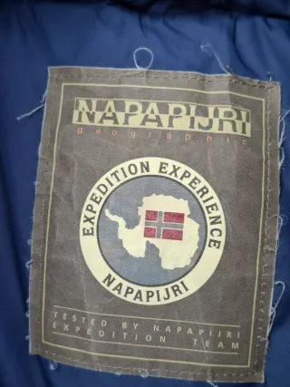 Napapijri smanicato uomo blu Geographic, piumino