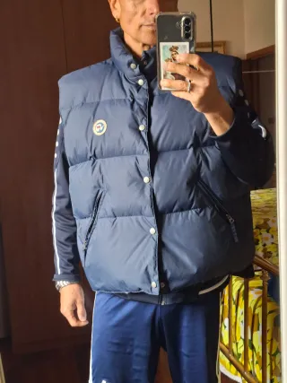 Napapijri smanicato uomo blu Geographic, piumino