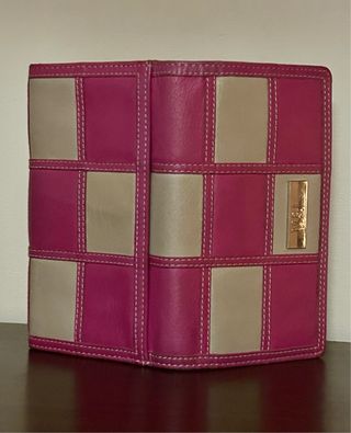 Cartera Victorio y Lucchino Piel Beige y Rosa