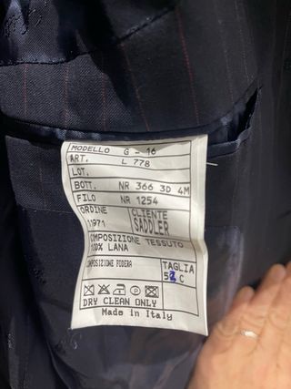 Abito completo David Saddler