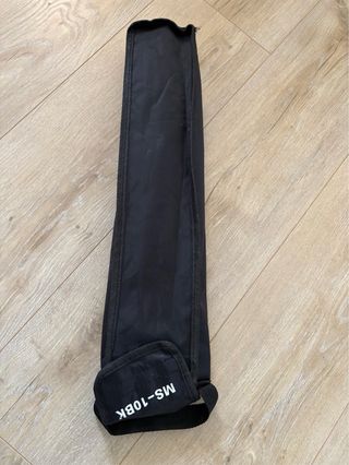 Atril, para partituras, negro con bolsa.