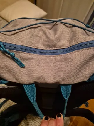 Mochila Quechua Forclaz 50L Gris/Azul