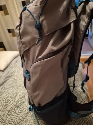 Mochila Quechua Forclaz 50L Gris/Azul