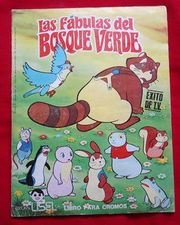 Cromos del album Las Fábula del Bosque Verde