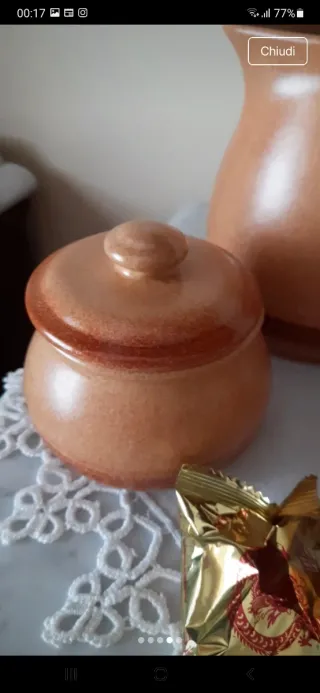 Set Ceramica Beige/Marrone