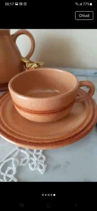 Set Ceramica Beige/Marrone