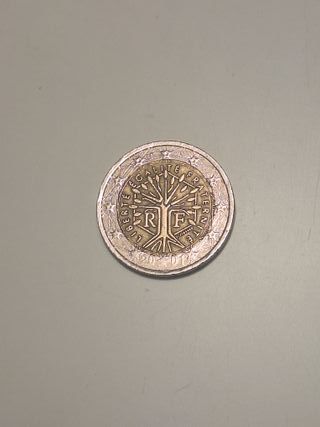 Moneda 2 Euros Francia 2001