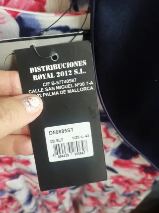 Vestido y chaquetilla Royal floral