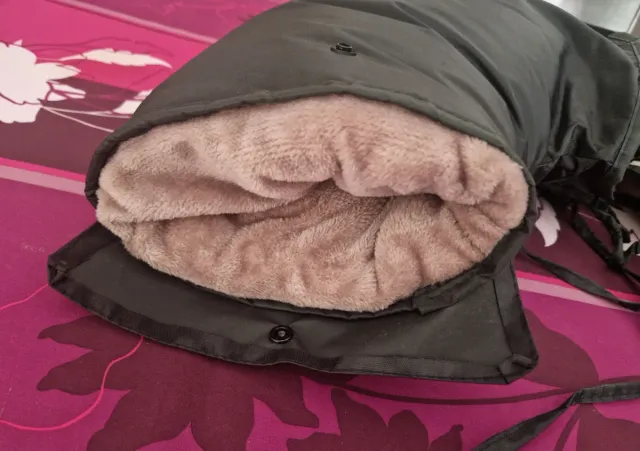 Manoplas invierno motosinoll Negras Impermeables