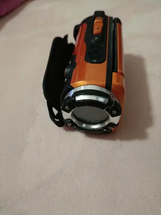 Videocámara HD Naranja y Negra