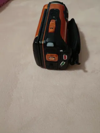 Videocámara HD Naranja y Negra